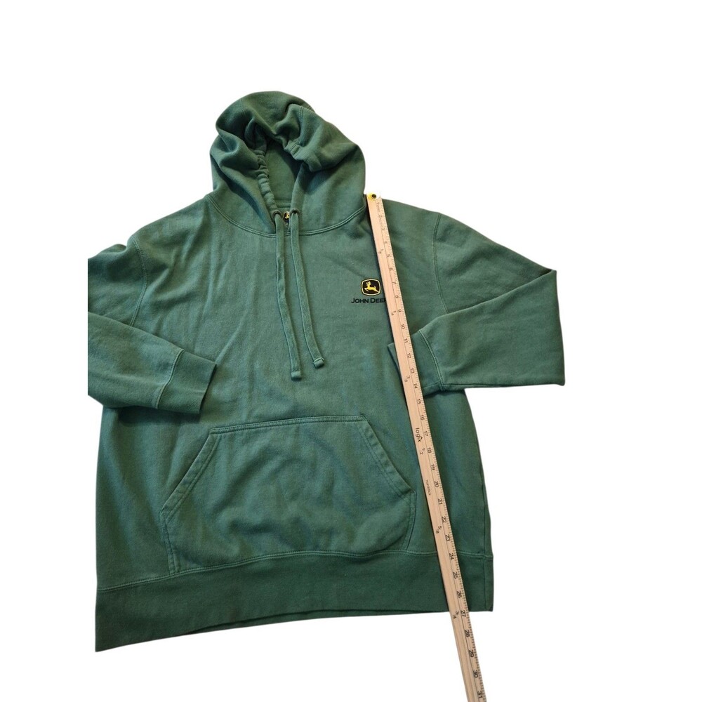 John Deer Tractor Hoodie L Green Ranch Farm Family Heritage - Picture 4 of 7